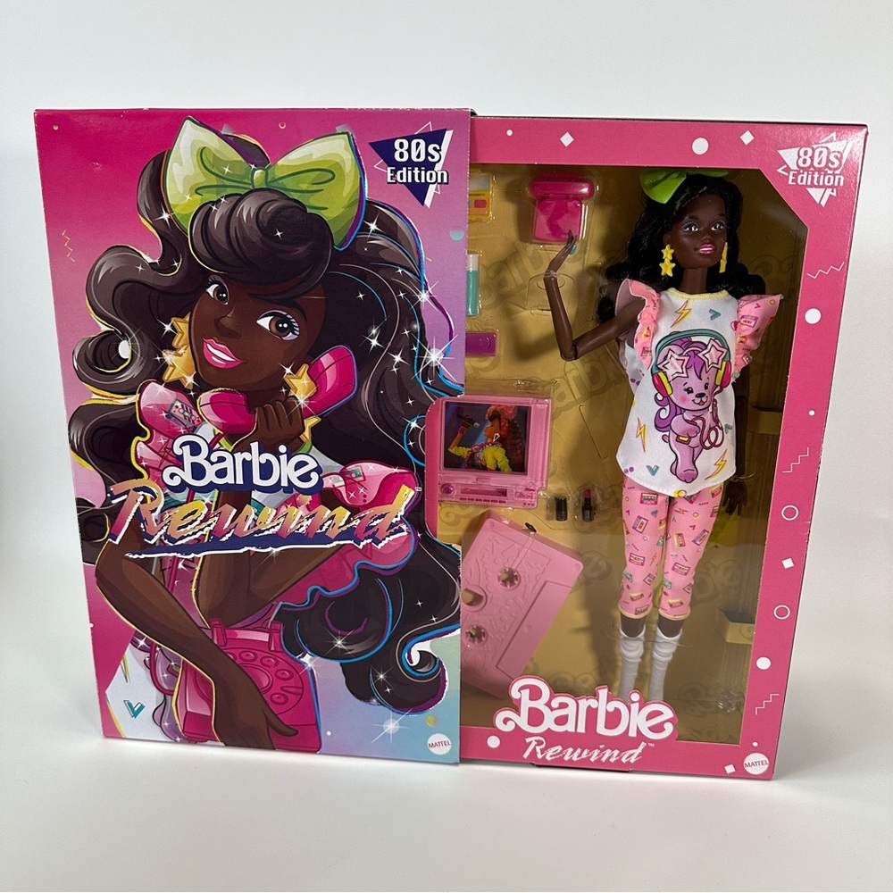 Barbie Rewind 80’s Edition Retro Throwback VHS Box Barbie *NEW IN BOX* HJX19